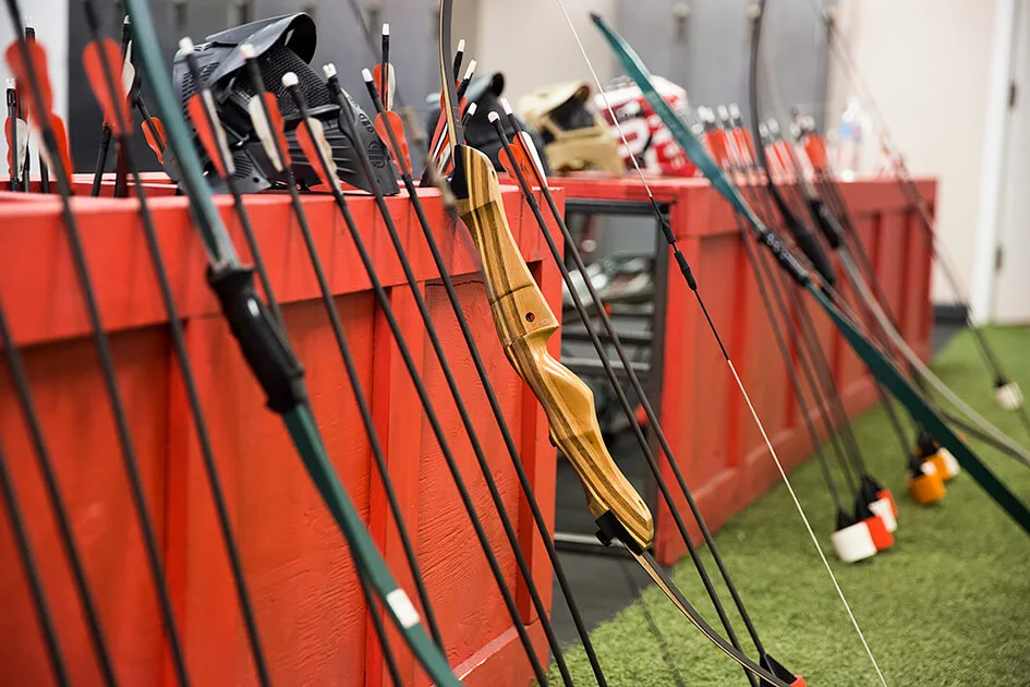 Archery equipment at Archers Arena