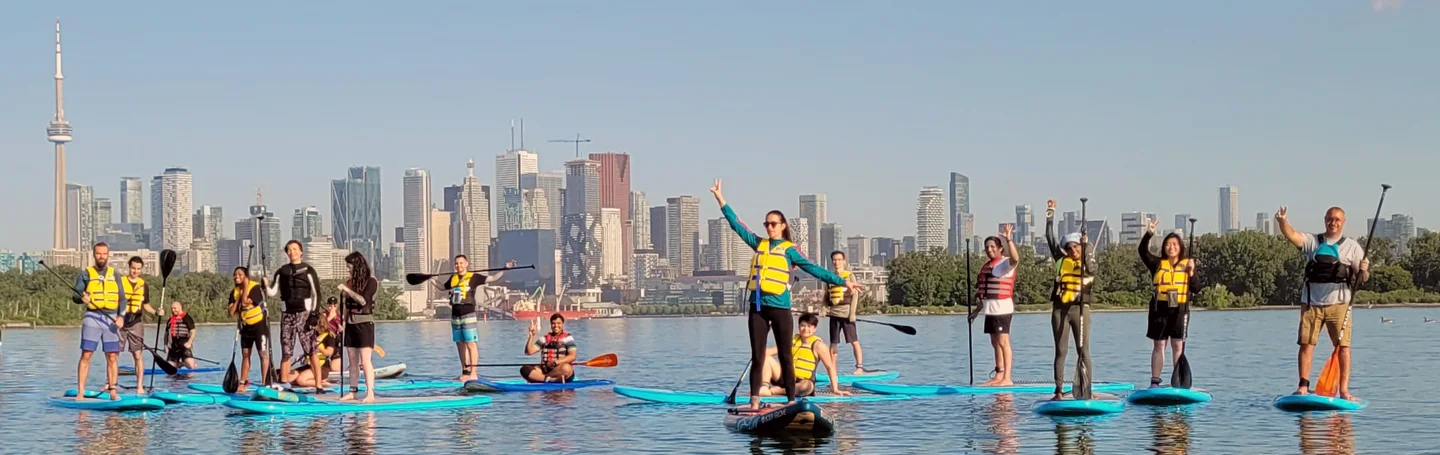 Stand-up paddleboarding with Toronto SUP & Kayak